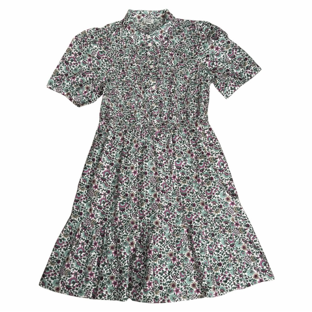 J.Crew Floral Smocked Midi Dress Size Medium New